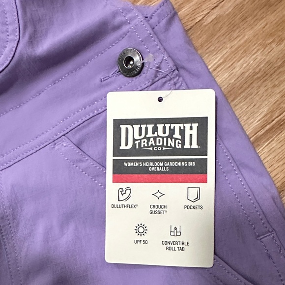 Duluth Trading Co Lavender Overalls - Picture 3 of 3